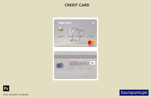 lista para imprimir plantilla de mastercard de Argelia Trust Bank Algéria